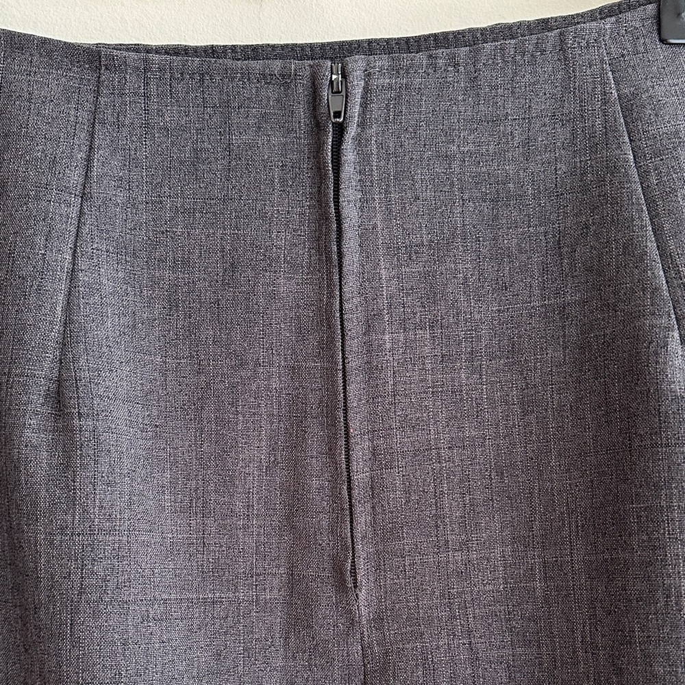 Classic Gray Pencil Skirt, Vintage 90s Juniors Casual Grey Skirt, Size 5/6 - Picture 10 of 14